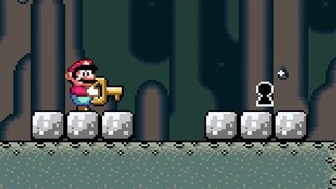 Super Mario World - Forest of Illusion 4 Secret Exit