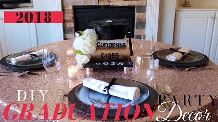 DIY Graduation Cap Centerpiece | Elegant Graduation Party Ideas