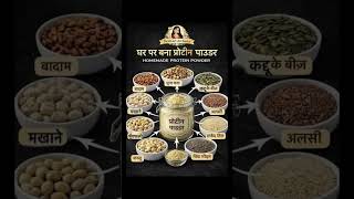 Ghar Par Natural Protein Powder Kaise Banaye | Body Banane Ka Sasta Aur Powerful Tarika 💪
