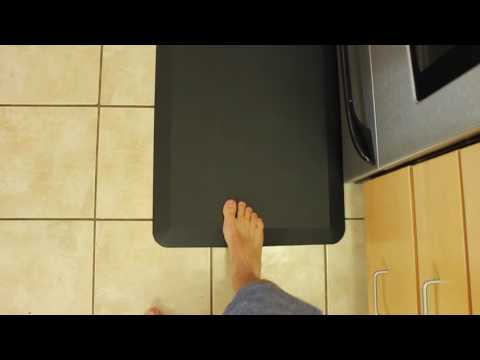 Sky Mat anti fatigue mat review video, kitchen mat, floor mat, Standing desk mat