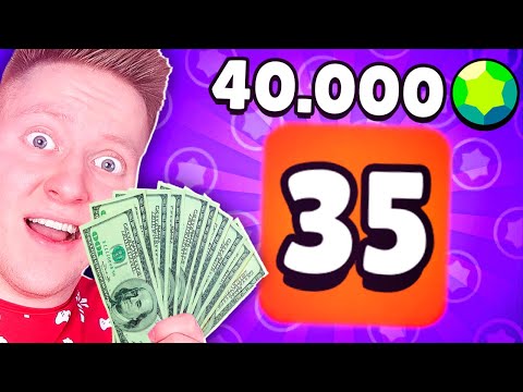 ЗАДОНАТИЛ 200.000 РУБЛЕЙ В BRAWL STARS! (40.000 Гемов)