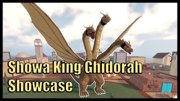 Roblox Kaiju Universe: Showa King Ghidorah Showcase