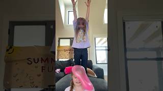 SLiME SQUISHiE SLOWMO DROP with Adley and Clair  😂