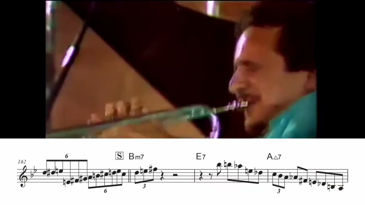 【All The Things You Are】Claudio Roditi Trumpet solo(Transcription)inB♭