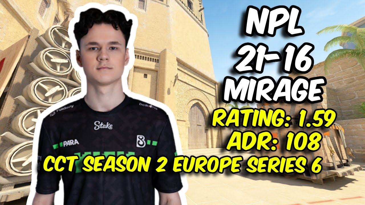 B8 npl (21/16) vs SINNERS (Mirage) CCT Season 2 Europe Series 6 | CS2 POV