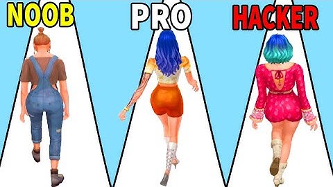 NOOB vs PRO vs HACKER in Streamer Rush  New Game Gameplay All Levels Android, ios‏‏‏‏‏‏‏‏‏