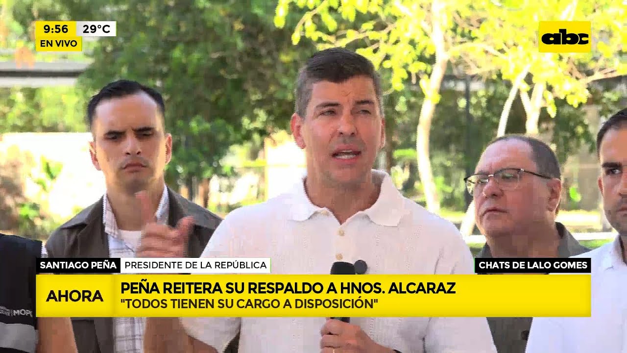 Por fin habló Peña: esto dijo sobre los chats que involucran a dos de sus ministros