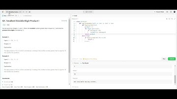 Biweekly Contest 143 All Solutions | #algorithm #education