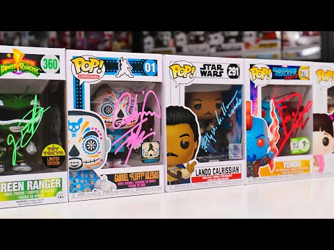 My Signed Funko Pop Collection! (Jeff Goldblum, Gabriel Iglesias, Stan Lee and MORE)