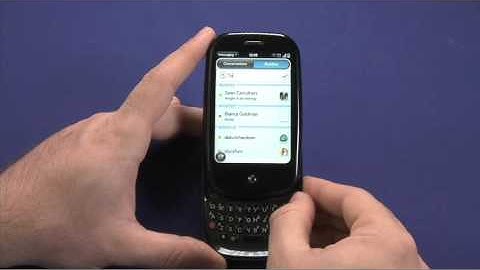 Messaging on the Palm Pre