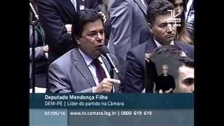 Mendonça Filho diz a Renan Calheiros que ele não é presidente do Congresso da presidente Dilma