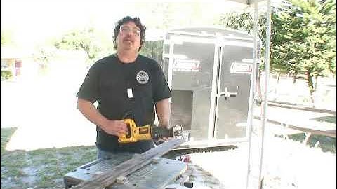 Reciprocating Saw Safety