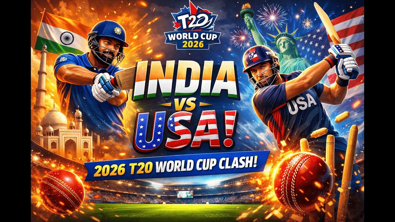 INDIA vs USA LIVE 🔥 T20 World Cup 2026 | India’s First Match