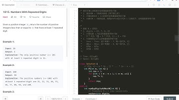 猩猩的乐园 Leetcode 1012 Numbers With Repeated Digits