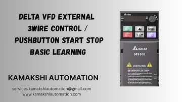 Delta MS300 VFD Wiring – 3-Wire Start/Stop & Forward/Reverse Control