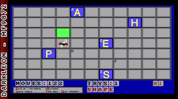 Alpha Man © 1992 Soleau Software - PC DOS - Gameplay