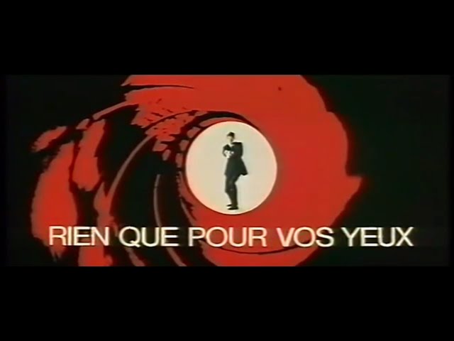 Affiche Cinéma Japonaise - James Bond 007 Rien que pour vos Yeux - Rog