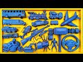 Membersihkan Mainan Mobil Balap, Truk Molen, Kereta Api, Excavator, Tank Baja, Bus Telolet, Pesawat