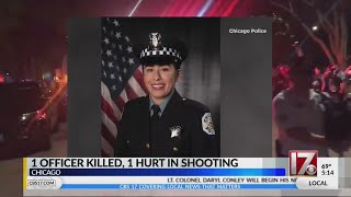 1 Chicago police officer killed, another in critical condition