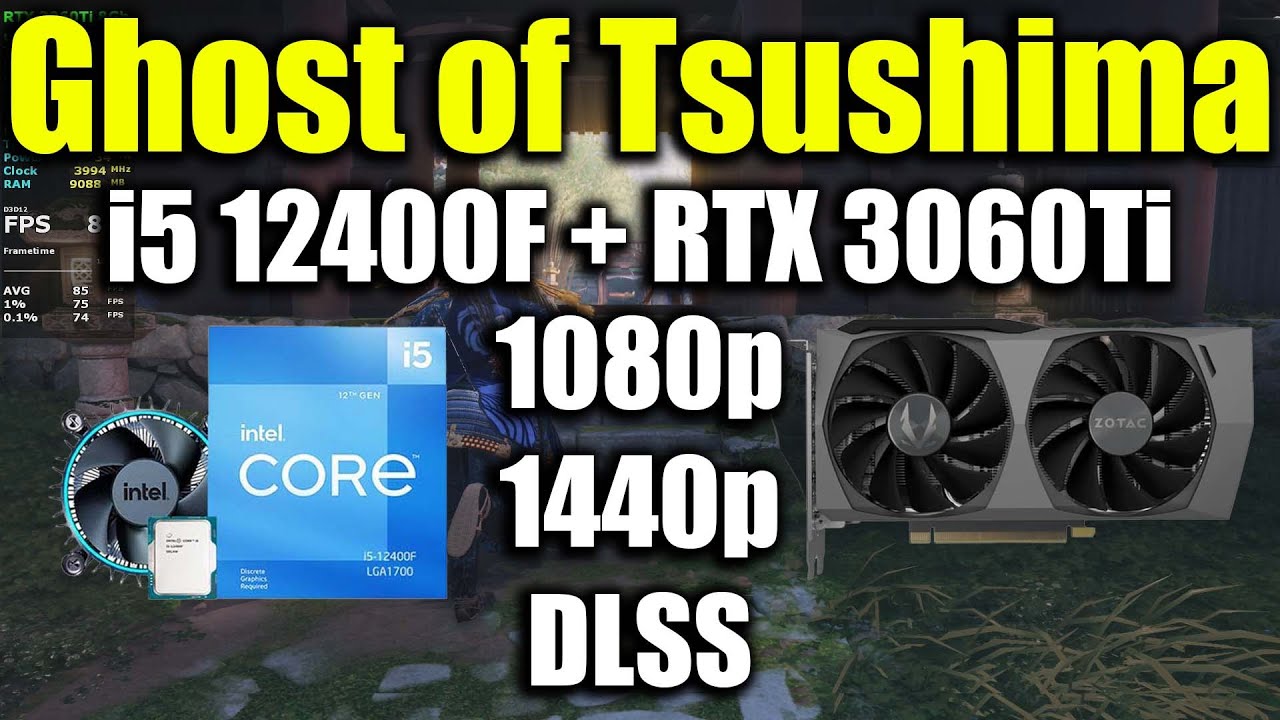 Ghost of Tsushima - RTX 3060Ti + i5 12400F - YouTube