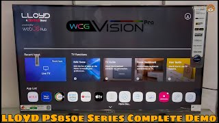 LLOYD Webos WCG Vision Pro Smart Tv Complete Demo 2023 || 43PS850E Webos Smart Tv || PS850E Series screenshot 5