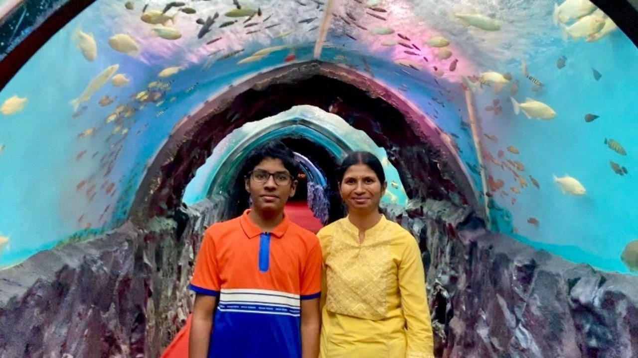 Exploring Underground Fish Aquarium 🐠 Oceanos Underwater Tunnel Kanyakumari YouTube