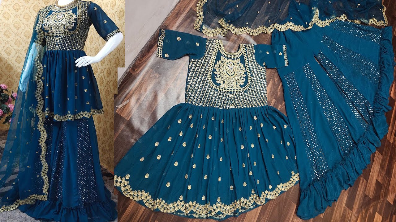 Latest PALAZO suit design 2021,new plazzo ka design,plazo ke designs