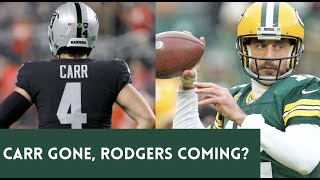 Aaron Rodgers to the Jets after Derek Carr news? + does Lamar Jackson make sense