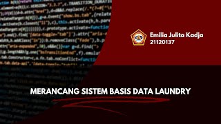 #1 Merancang Sistem Basis Data Laundry | Pemograman Web