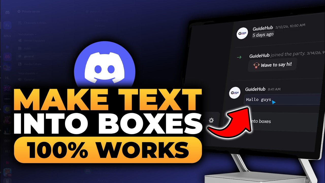 How To Make Text into Boxes Discord (𝟮𝟬𝟮𝟲) | 100% WORKS | NO Yapping ...