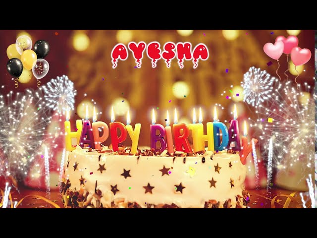 Watch AYESHA Happy Birthday Song – Happy Birthday Ayesha أغنية عيد ميلاد فتاة عربية on YouTube