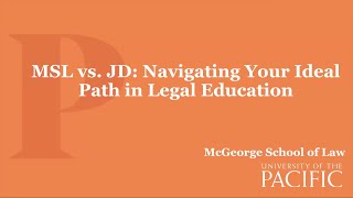 Comparing MSL vs. JD Degrees in Government Law & Policy
