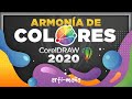Cómo COMBINAR COLORES 🌈 en CORELDRAW 2017 - 2018 con la herramienta ARMONÍA DE COLORES 🎨Súper FÁCIL
