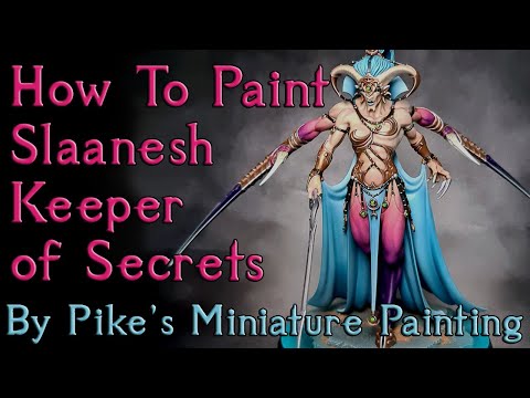 Figurine Warhammer Age Of Sigmar – Keeper Of Secrets Peinte Sur Commande