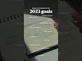 Areas in your life to set 2023 goals in