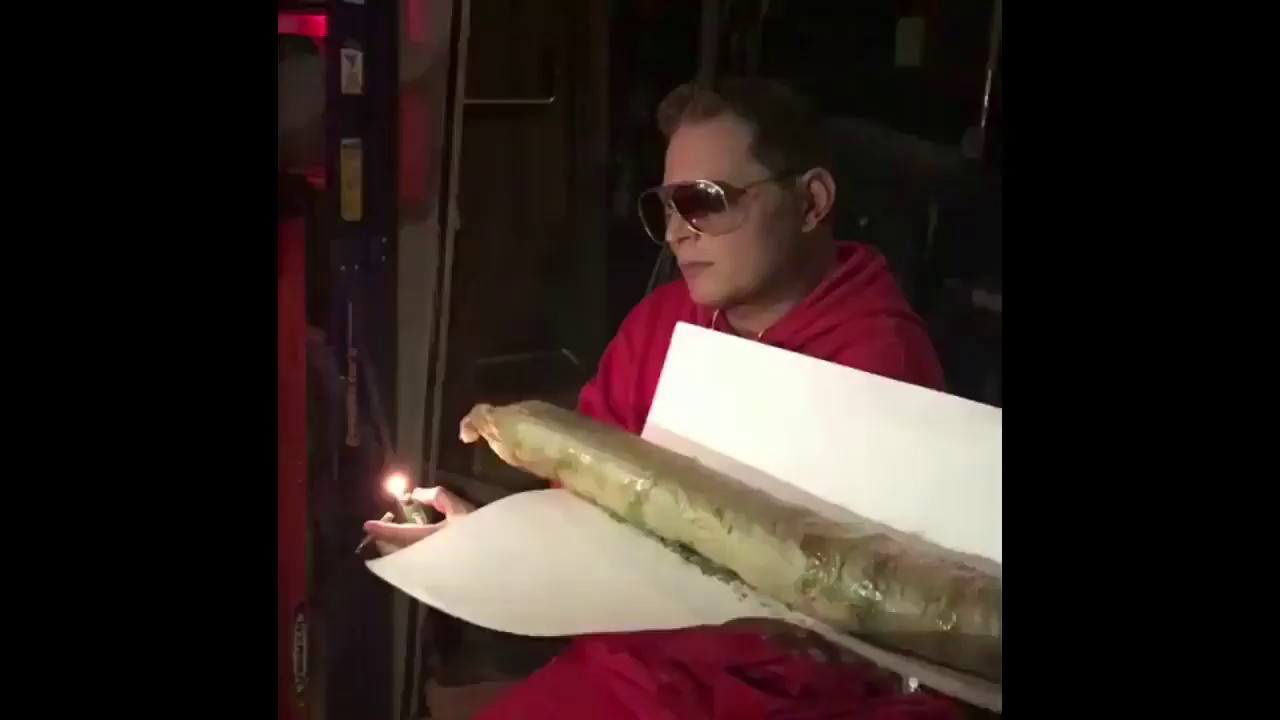 Berner smokes a 5 Pound Blunt for Cookies Christmas Party with Scott