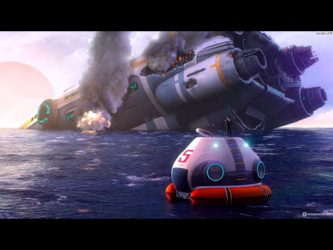 Видео: Первое погружение игра Subnautica