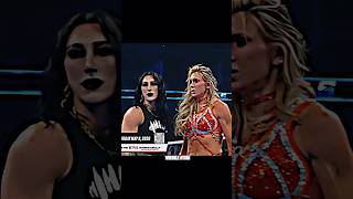Rhea Saves Charlotte 😱🔥 #wwe #smackdown #rhearipley #charlotteflair #wweshorts #wweuniverse