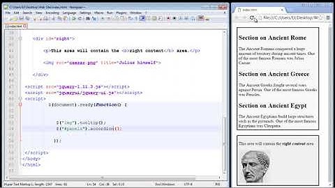 34 jQuery Tutorial for Beginners   34   Accordion widget | Computer Monk 🔴