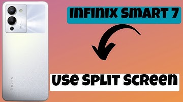 Infinix Smart 7 Use Split Screen || How to use multiple screens || Split screen settings