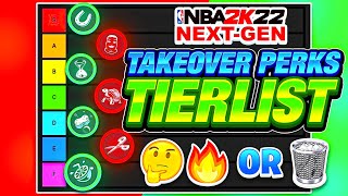 RANKING EVERY TAKEOVER PERK IN TIERS ON NBA 2K22 NEXT GEN