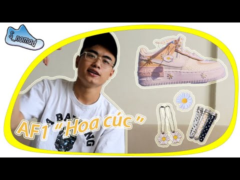 Video Đập hộp AF1 Shadow cùng bộ phụ kiện hoa cúc | S_nomad - youtube