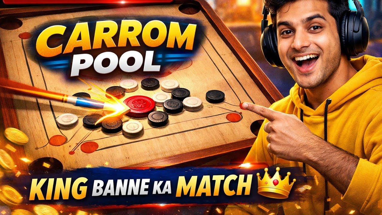 🔴 LIVE Carrom Pool Gameplay | Aaj Ka King Kaun? 👑 | Hindi Live