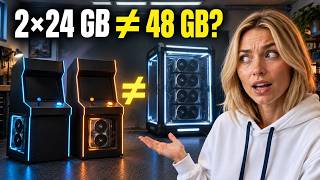 2x24GB GPUs Are NOT One 48GB GPU: RunPod vs Vast.ai