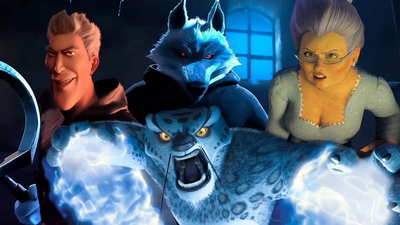 7 уровней злодеев Dreamworks