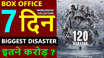 120 bahadur Box Office Collection Day 7, total worldwide collection, 120 bahadur hit or flop
