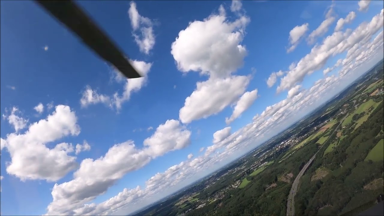 Hubschrauber Rundflug Remscheid Lennep 25.08.2024