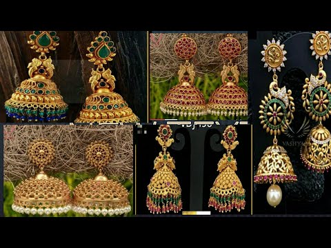 Pin by Navya Sree on Buttalu | Gold jewellry designs, Gold earrings models,  Gold jewelry simple