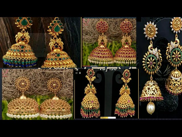 Gorgeous Pearl Buttalu Designs - South India Jewels | Pearl jhumkas, Gold  jewelry prom, Gold jhumka earrings