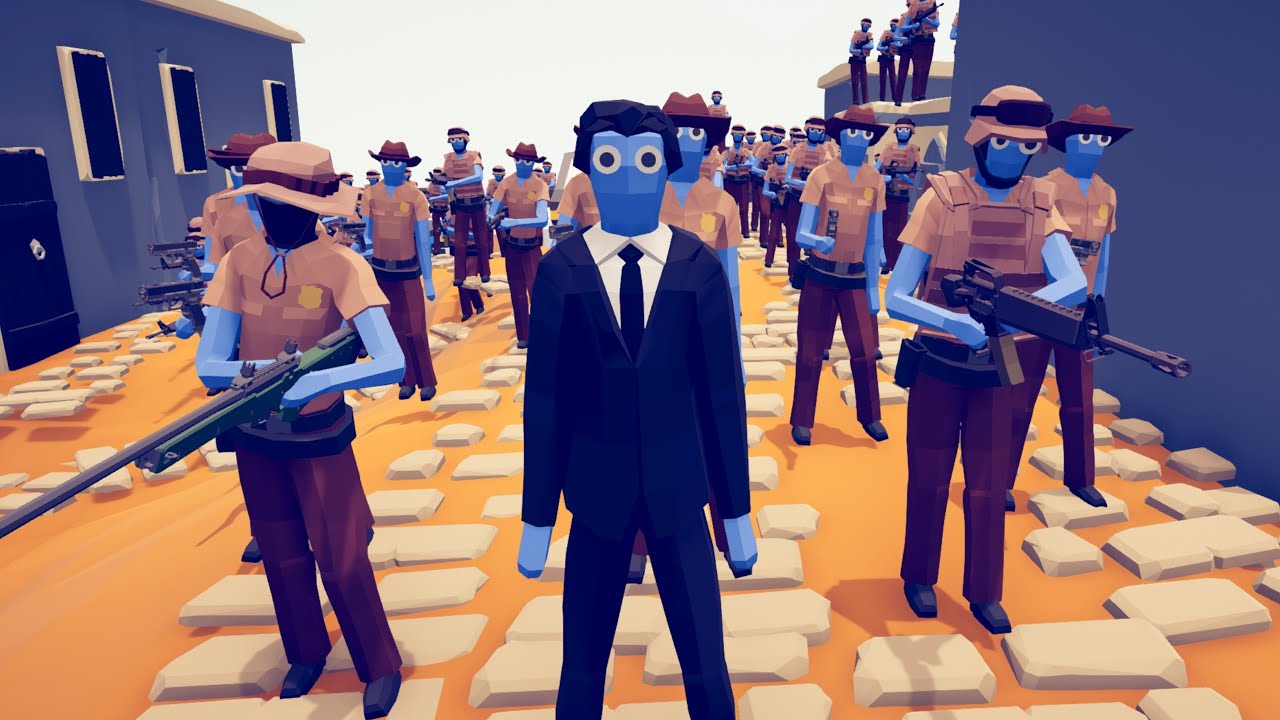 Can 250x sheriffs save the president? - Totally Accurate Battle Simulator TABS